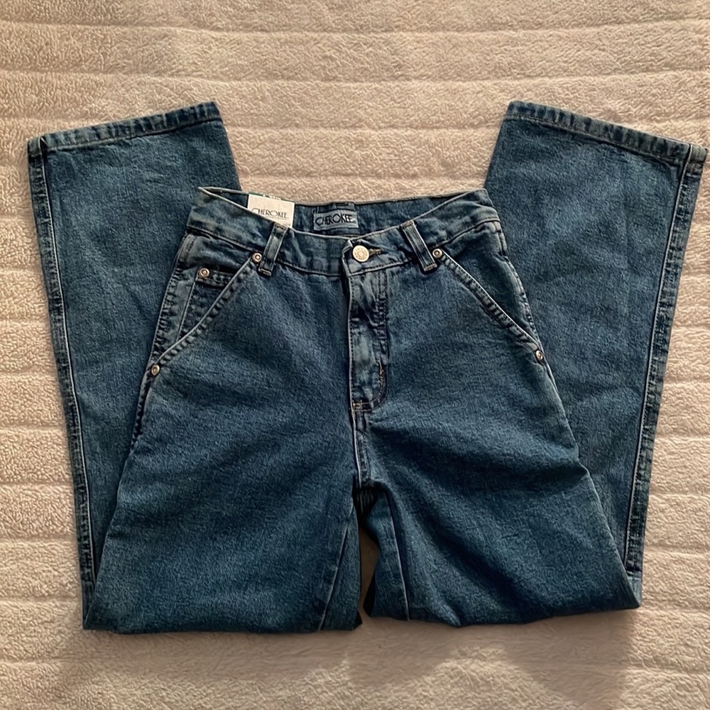 Vintage Cherokee Deadstock High Rise Utility Jeans